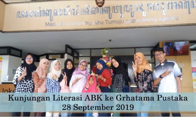 Kunjungan ABK SMKN 6 Yogyakarta Ke Grhatama Pustaka dalam kegiatan Gerakan Literasi Sekolah (GLS)