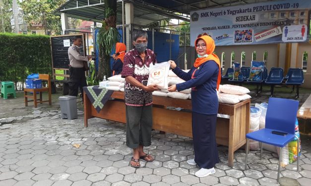 SMKN 6 Yogyakarta Peduli Covid-19