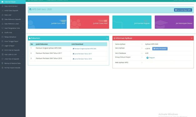 Pembagian E-Rapor Semester Ganjil Tahun Ajaran 2020/2021