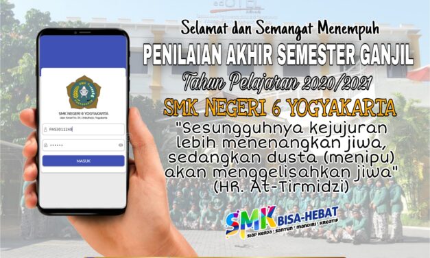 Penilaian Akhir Semester (PAS) Semester Ganjil Tahun Ajaran 2020/2021