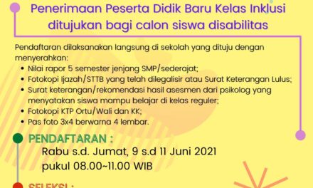 PPDB DIY Kelas Inklusi