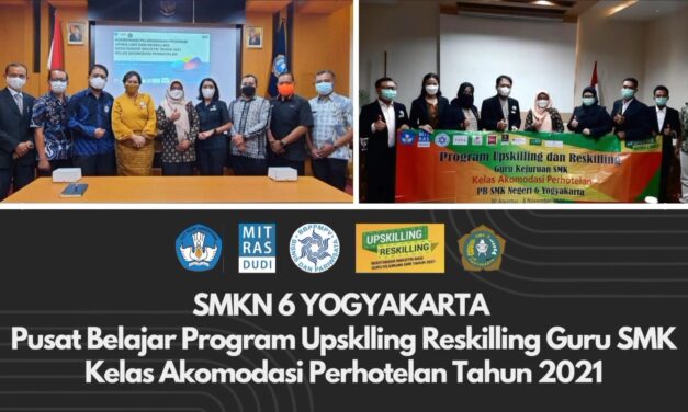 SMKN 6  PUSAT BELAJAR PROGRAM UPSKILLING DAN RESKILLING GURU SMK KELAS AKOMODASI PERHOTELAN TAHUN 2021