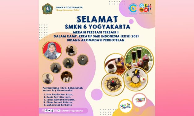 Meraih Prestasi Terbaik 1 Dalam KKSI Bidang Perhotelan Tahun 2021