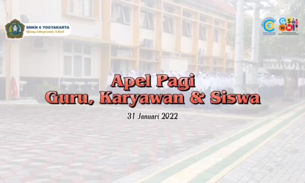 Kegiatan Apel Pagi SMKN 6 Yogyakarta