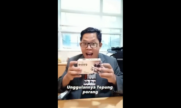 Brownies unik dengan bahan tepung porang buatan siswa siswi SMKN 6 Yogyakarta